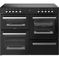 Image of Belling 444411803 Cookcentre 110E 110cm Electric Range Cooker 5 Burners A/A
