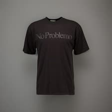 Image of ARIES Black No Problemo Core T Shirt LARGE