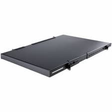 Image of Startech 1U 4-Post 19.5 To 38In Adjustable Mounting Depth Rack Mount Shelf Heavy
