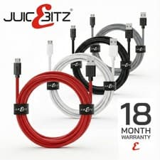 Image of Heavy Duty 4mm OD + 20AWG USB A to Micro B Adaptive Fast Charger Data Cable Lead