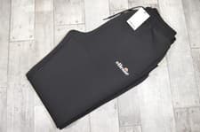 Image of Men's Ellesse Black Heavyweight Taper Leg Joggers Small