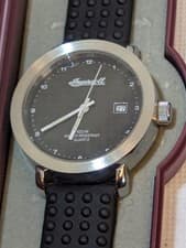 Image of Ingersoll men's watch with black dial - (model IN33207BK)