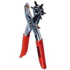 Image of Revolving 6 Hole Size Punch Puncher Plier Belt Leather Canvas Eyelet Tool 2- 4.5