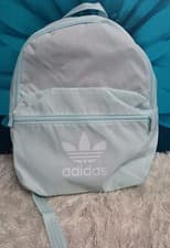 Image of adidas Originals Adicolor 21 Litre Capacity Backpack in Almost Blue/White