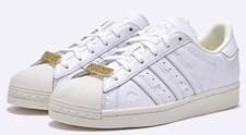 Image of UK size 6  adidas ORIGINALS SUPERSTAR trainers RETRO CLASSIC trefoil white cream
