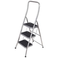 Image of TB Davies 2 & 3 Tread Step Ladder Folding Aluminium Step Stool