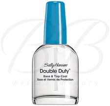 Image of Sally Hansen DOUBLE DUTY Strengthening Base and Top Coat Nail Polish 13.3ml *NEW