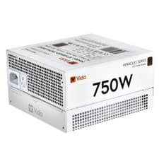 Image of VIDA 750W PSU 80 Plus Bronze Power Supply PC ATX 14CM Fan 4x PCI-E White