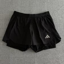 Image of adidas Adi365 Running CLIMACOOL+ 2-In-1 Black Shorts KE2286 Men Size XL
