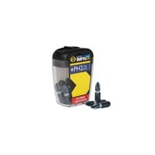 Image of CK T4560 PH2D15 Blue Steel Screwdriver Bits Phillips PH2 x 25mm Pack of 15 Bits