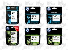 Image of HP 305 / 305XL / Black / Colour Ink Cartridge For ENVY 6420e Inkjet Printer