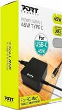Image of Port Connect 45W Type C UK Power Supply-Suitable for all type C devices upto 45W