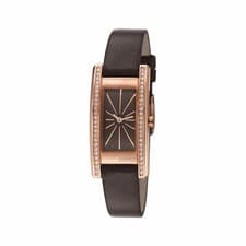 Image of Esprit Ladies Vivid Crystal Brown Watch ES106172005 Brand New In Box Original