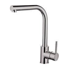 Image of Delphi Melbury Single Lever Kitchen Sink Mixer Tap - Brushed Nickel
