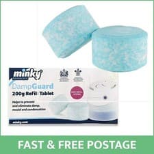 Image of Minky Moisture Absorber Damp Guard 360 2pk REFILL TABLETS | great aero flow