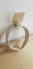 Image of Accessorize Metallic Silver PU Headband Aliceband