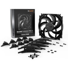 Image of be quiet! Silent Wings Pro 4 PWM Black 140mm Fan | 2400RPM | 9-Blade | 3 Speeds