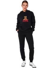 Image of Women & Kids Pullover Tracksuit Hoodie or Trouser Set Perfect for Jogging Casual