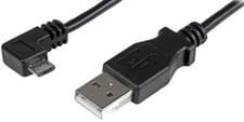 Image of STARTECH - Right Angled Micro USB Charge & Sync Cable, 2m