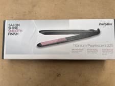 Image of BaByliss Titanium Pearlescent 235 Hair Straightener G52
