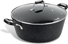 Image of Scoville NEVERSTICK 32cm Stock Pot with Lid Large Non-Stick Deep Cooking Pot, 8L