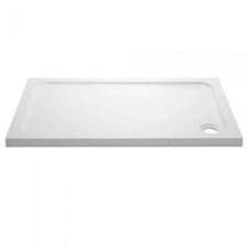 Image of Stone Resin Rectangle Shower Tray Base 700mm Wide -Various Length-Waste Choice