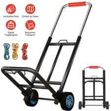Image of Heavy Duty Folding Lightweight Hand Sack Trolley Cart Wheel Truck Barrow UK NEW