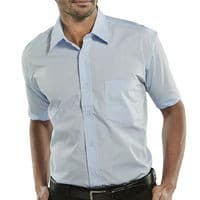 Image of Beeswift Classic Short Sleeve Shirt Sky Blue 17.5 CSSSB17.5