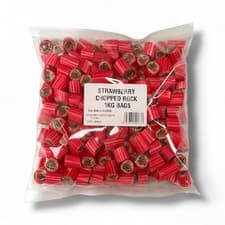 Image of Strawberry Chopped Rock Pieces Handmade Uk British Traditional Candy sweets
