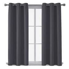 Image of Thick Thermal Blackout Curtains Energy Saving Readymade Insulated Eyelet Curtain