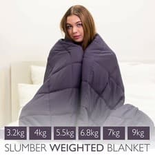 Image of Weighted Blanket for Kids Adults Soft Sensory Anxiety Relief Sleep Therapy Grey