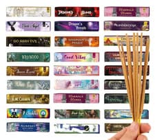 Image of Incense Sticks Soul Sticks Variety 180g 12 Pack Hand-Rolled Masala Natural