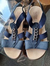 Image of Hotter Comfort Concept Genuine Leather Ladies Sandals Size UK4 (37) New