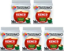 Image of Tassimo Kenco Americano Decaff Coffee Pods x16 (Pack of 5, Total 80 Drinks)