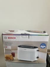 Image of Bosch TAT2M121GB MyMoment 2 Slice Compact Toaster - White BNIB