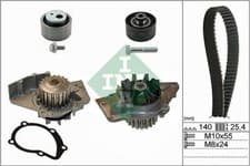 Image of INA 530044030 Water Pump & Timing Belt Kit Cooling Fits Citroen Fiat Peugeot