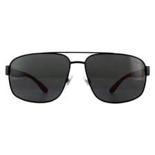 Image of Polo Ralph Lauren Sunglasses 3112 903887 Matte Black Grey