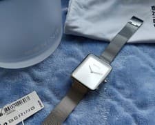 Image of BERING Women's Quartz Watch, 28 mm, Milanese Strap, Sapphire Crystal 14528-000