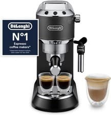 Image of De'Longhi Dedica Style Traditional Espresso Machine Coffee Maker EC685BK Black