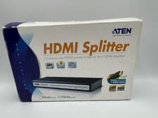 Image of Aten VS184 HDMI Splitter Black  4- Port Splitter, never been used in box
