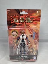 Image of Yu-Gi-Oh Action Figure Series 1 Seto Kaiba 5” With Exclusive Card New In Box