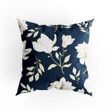 Image of Cushion Cover 40 x 40 cm Unique Full Print Colourful Flowers Design VII EU Made