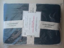 Image of Modernthreads Diamond Cable Knit Throw - 50 x 70" - 100% Cotton - Blue