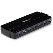Image of Startech 7 Port Superspeed Usb 3.0 Hub 5Gbps Desktop Usb Hub With Power Adapter