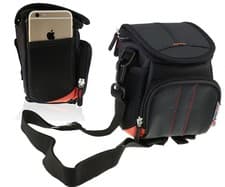 Image of Navitech Black Camera BagFor Canon PowerShot ZOOM Telephoto Monocular Camera