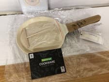 Image of Nutrichef Non-Stick Crepe Pan with Wooden Spreader, 24cm Marble Coated Pancake.