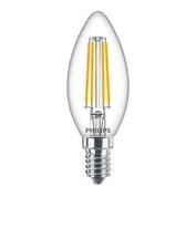 Image of Philips CorePro 6.5W SES LED Candle 2700K Clear Filament E14