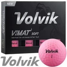 Image of VOLVIK VIMAT SOFT MATTE FINISH 2 PIECE GOLF BALLS 5 COLOURS 1 x DOZEN MULTI BUY