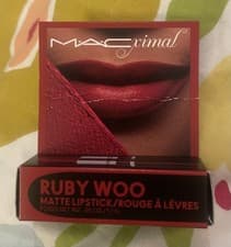 Image of MAC MACximal Matte Lipstick 691 Ruby Woo (Mini) 1.7g BNIB