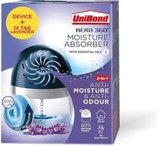 Image of UniBond AERO 360º Lavender, Humidity Absorber, Ultra-Absorbent, Helps Prevent Co